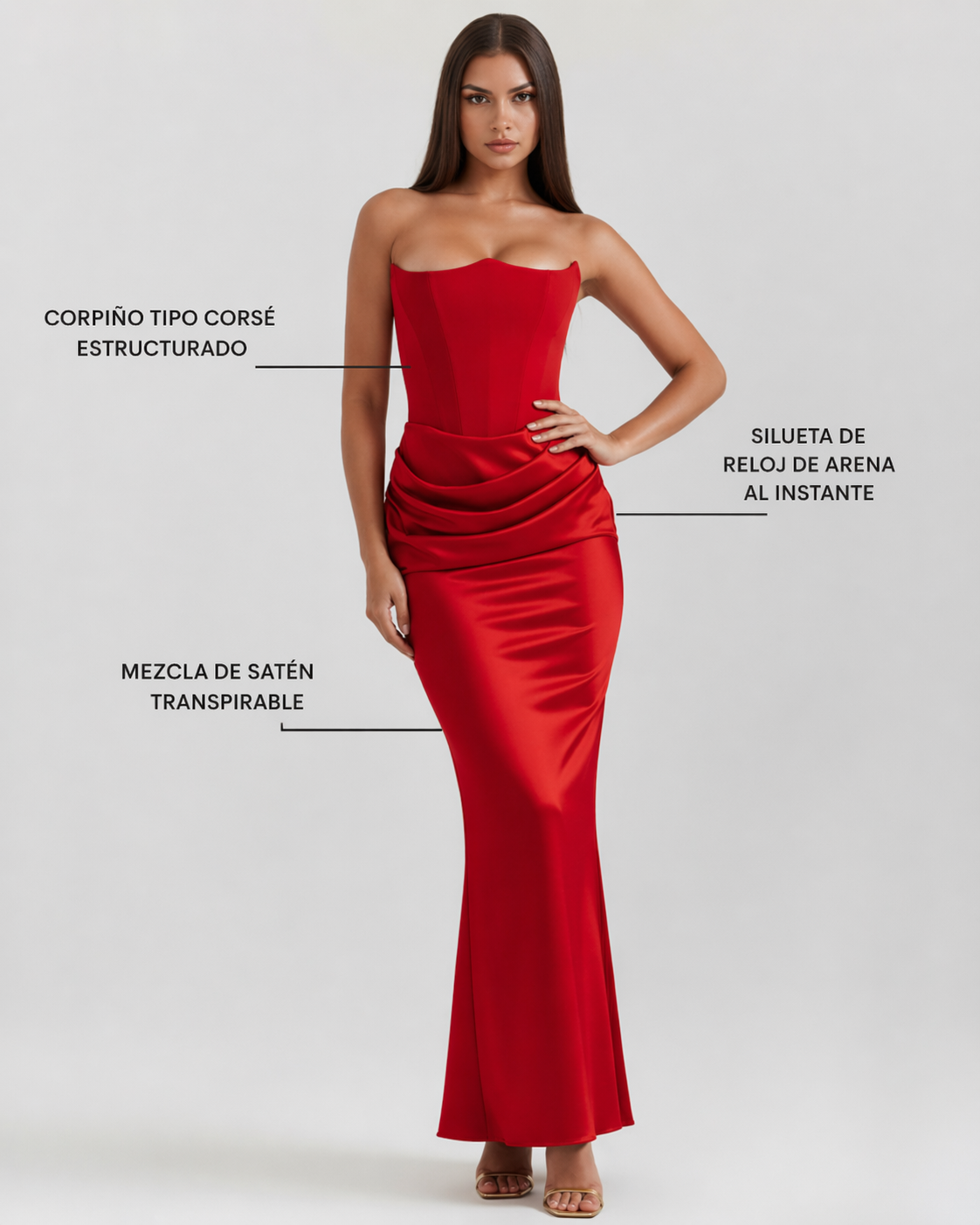 Rosalinda - Vestido elegante