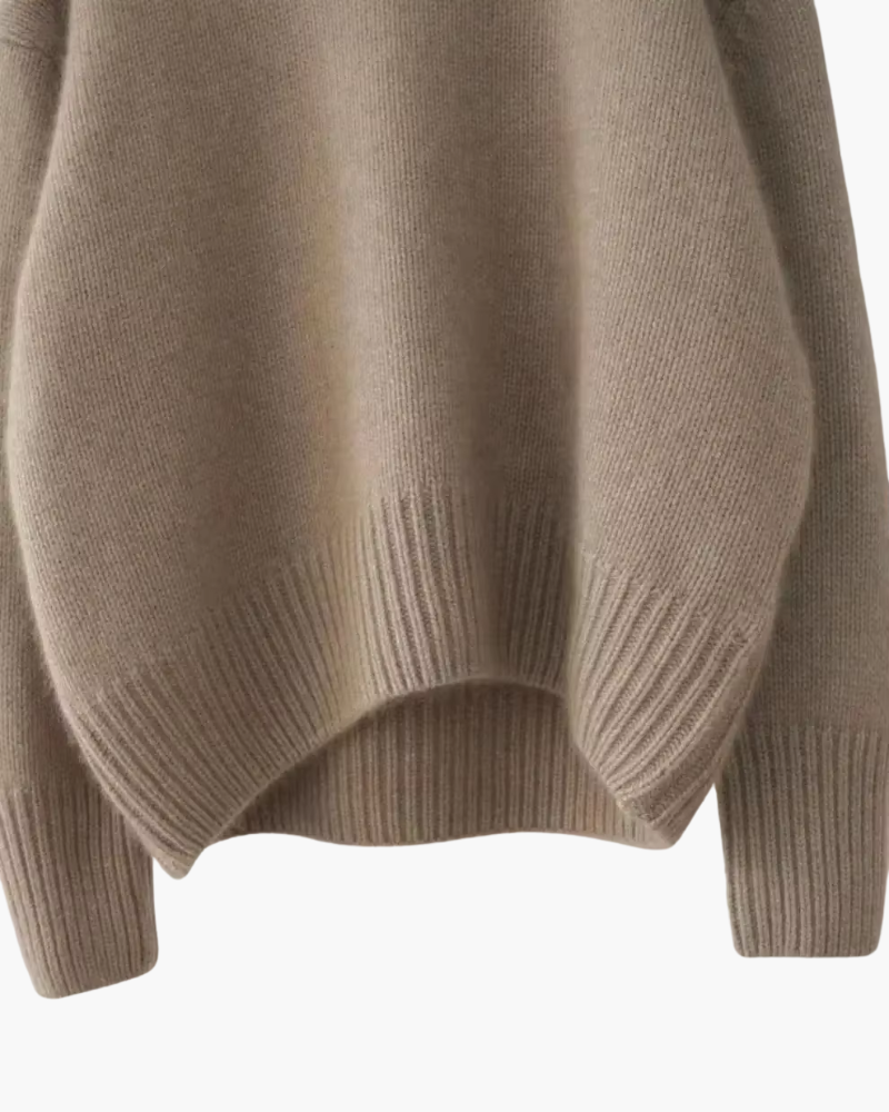 Jersey suave de cuello alto