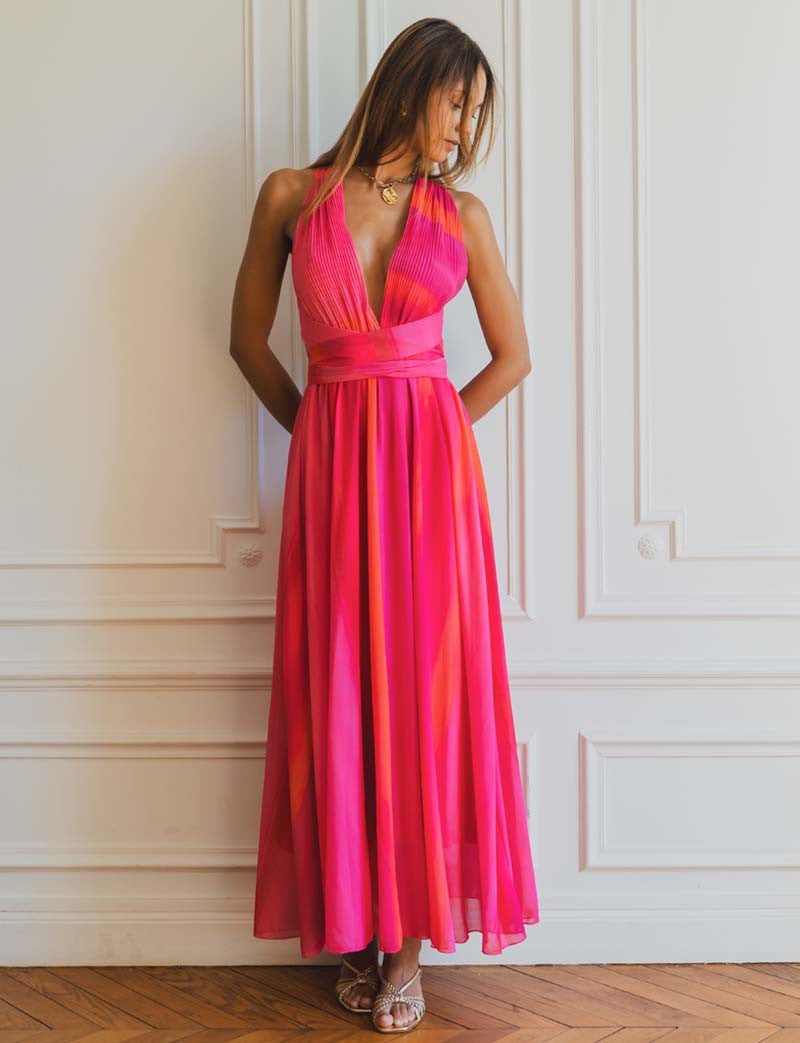 Vestido fucsia Diara