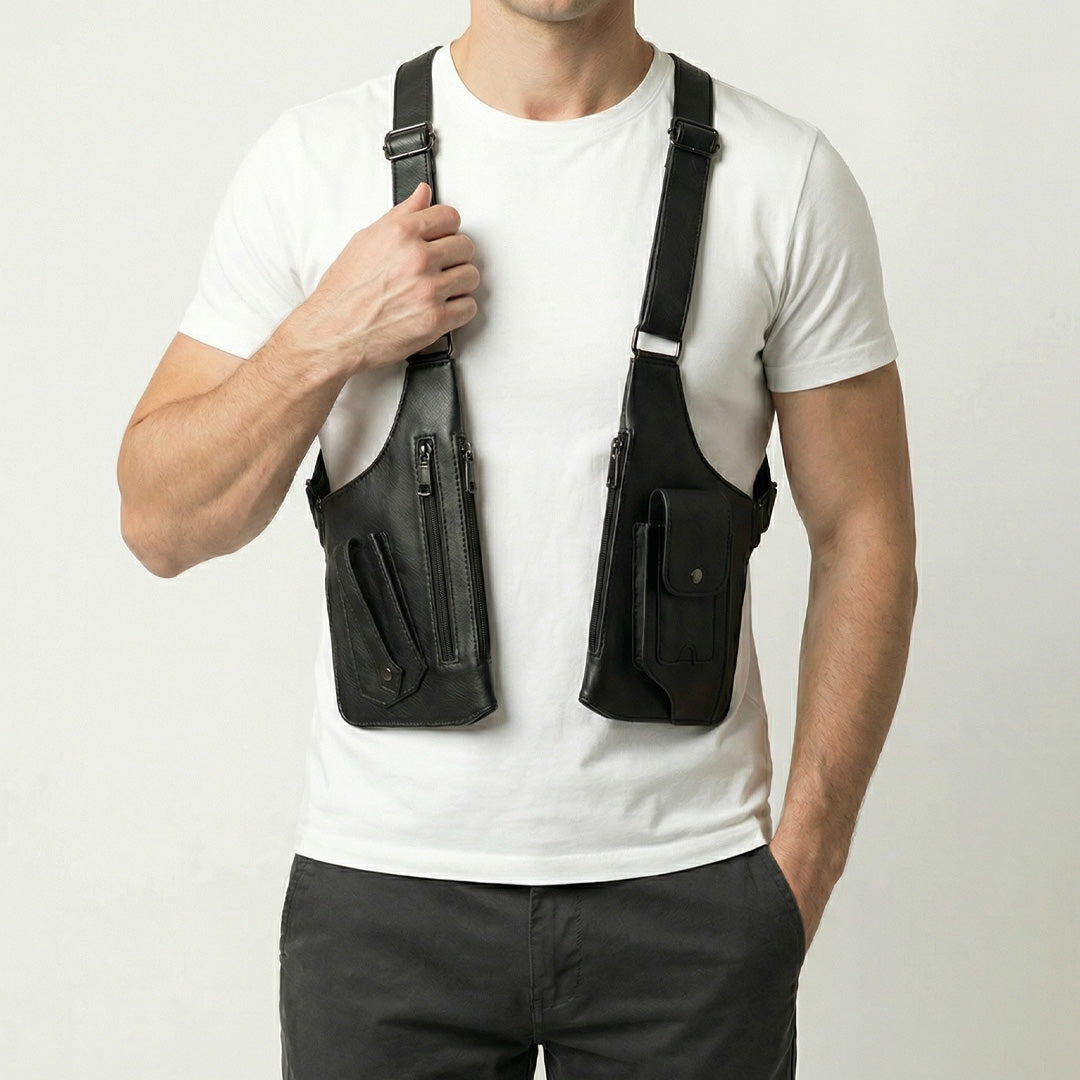 Heritage - Bolso bandolera clásico para hombre
