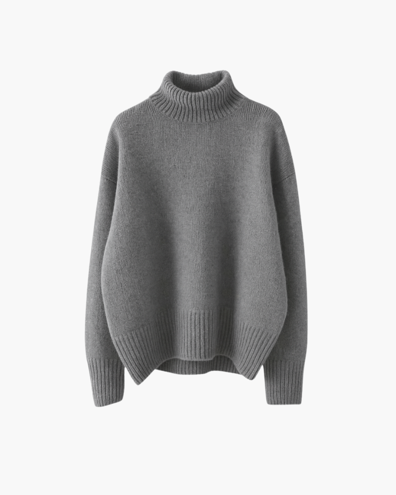 Jersey suave de cuello alto
