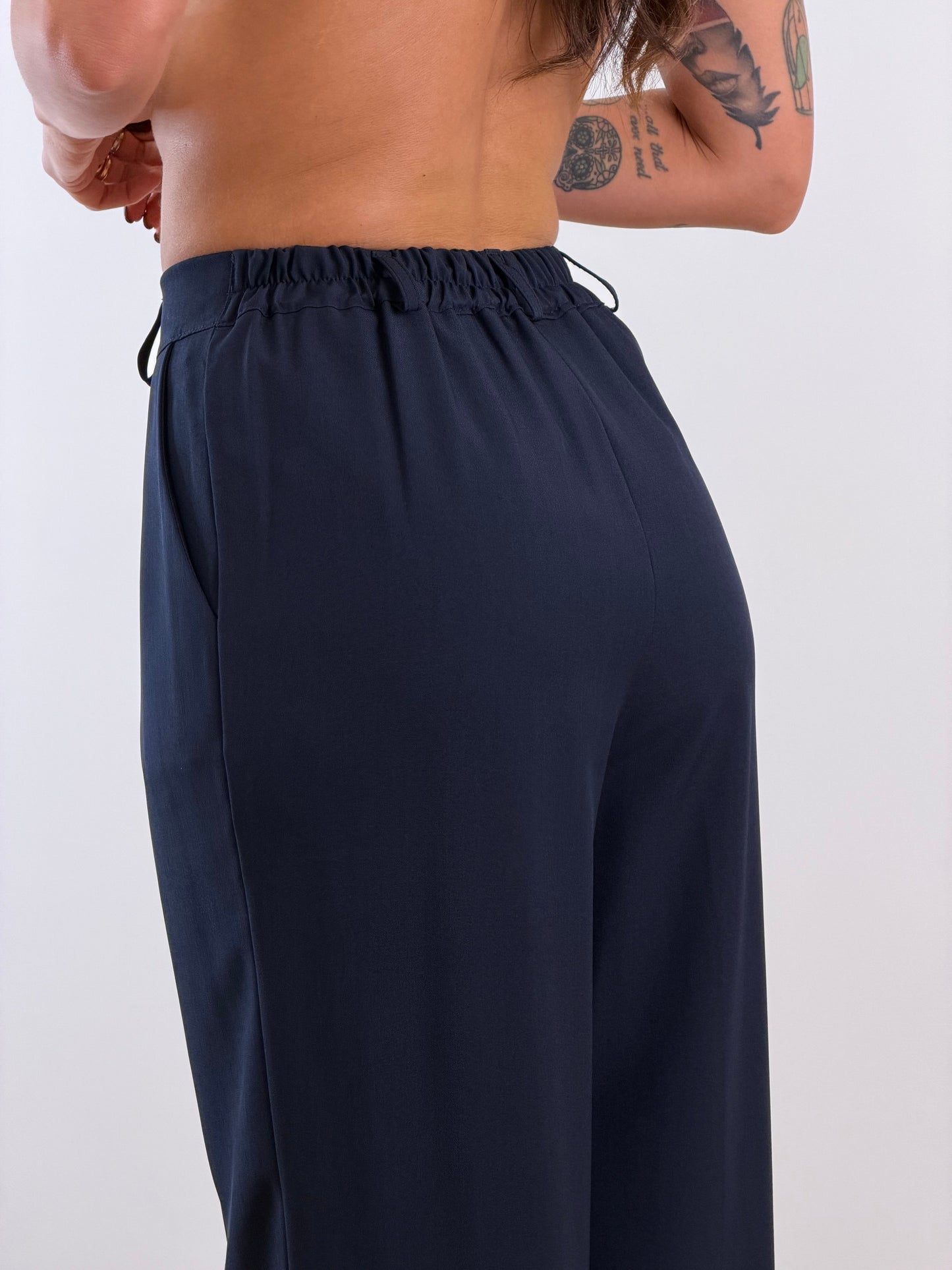 Traje corsé azul