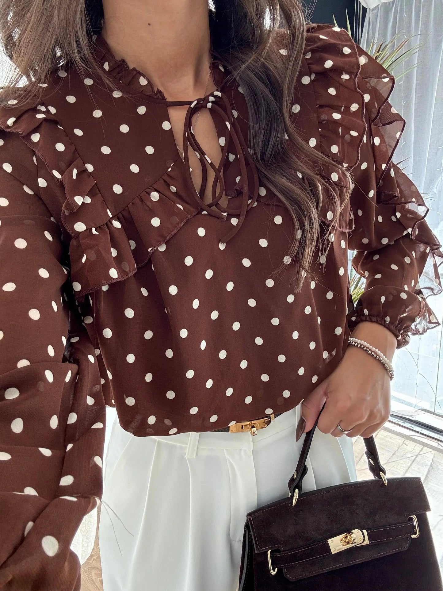 Blusa de lunares