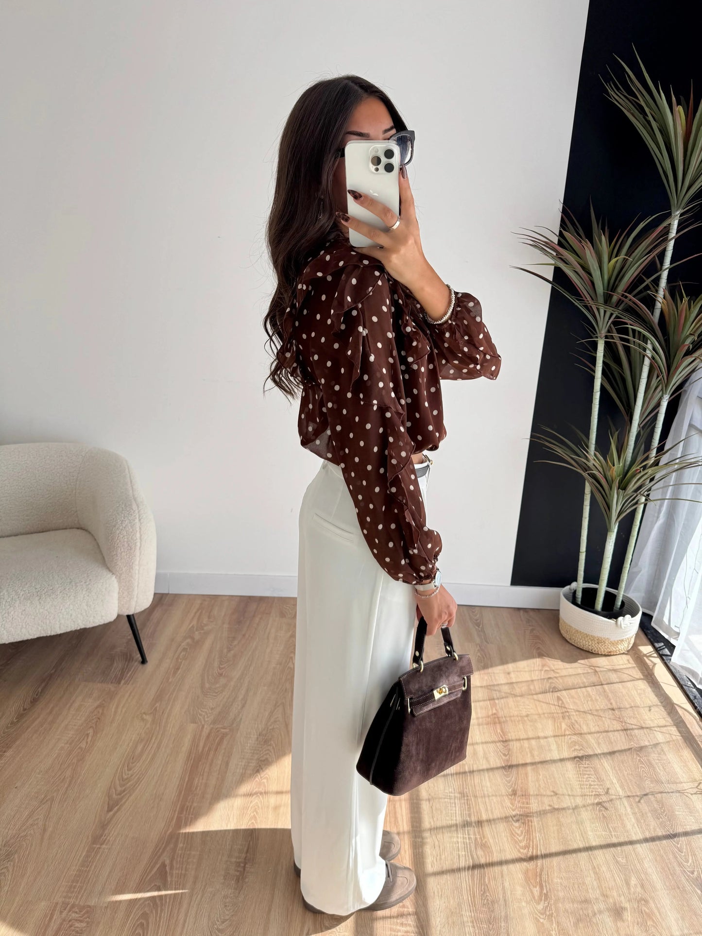 Blusa de lunares