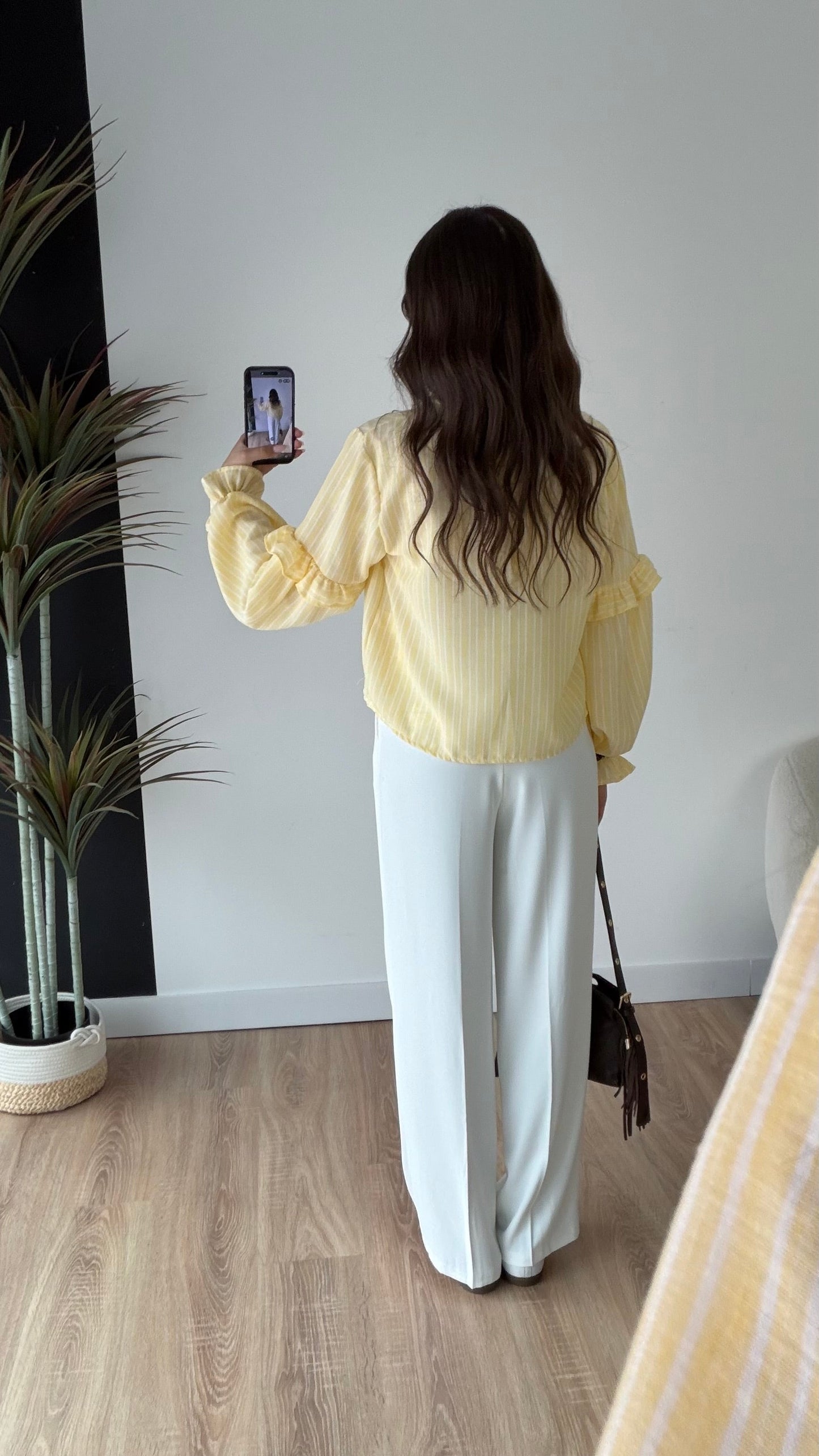 Blusa rayas amarillas