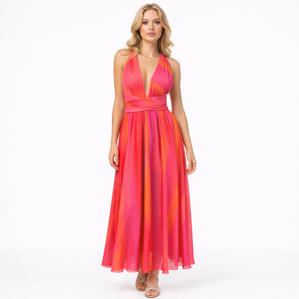 Vestido fucsia Diara