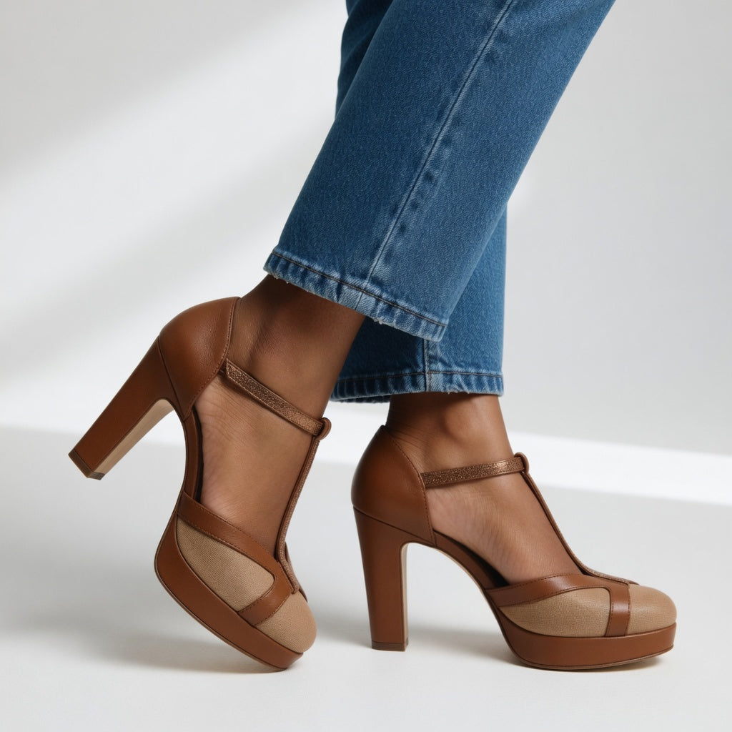 Melania™ — Zapatos de tacón retro: elegancia y sujeción ergonómica