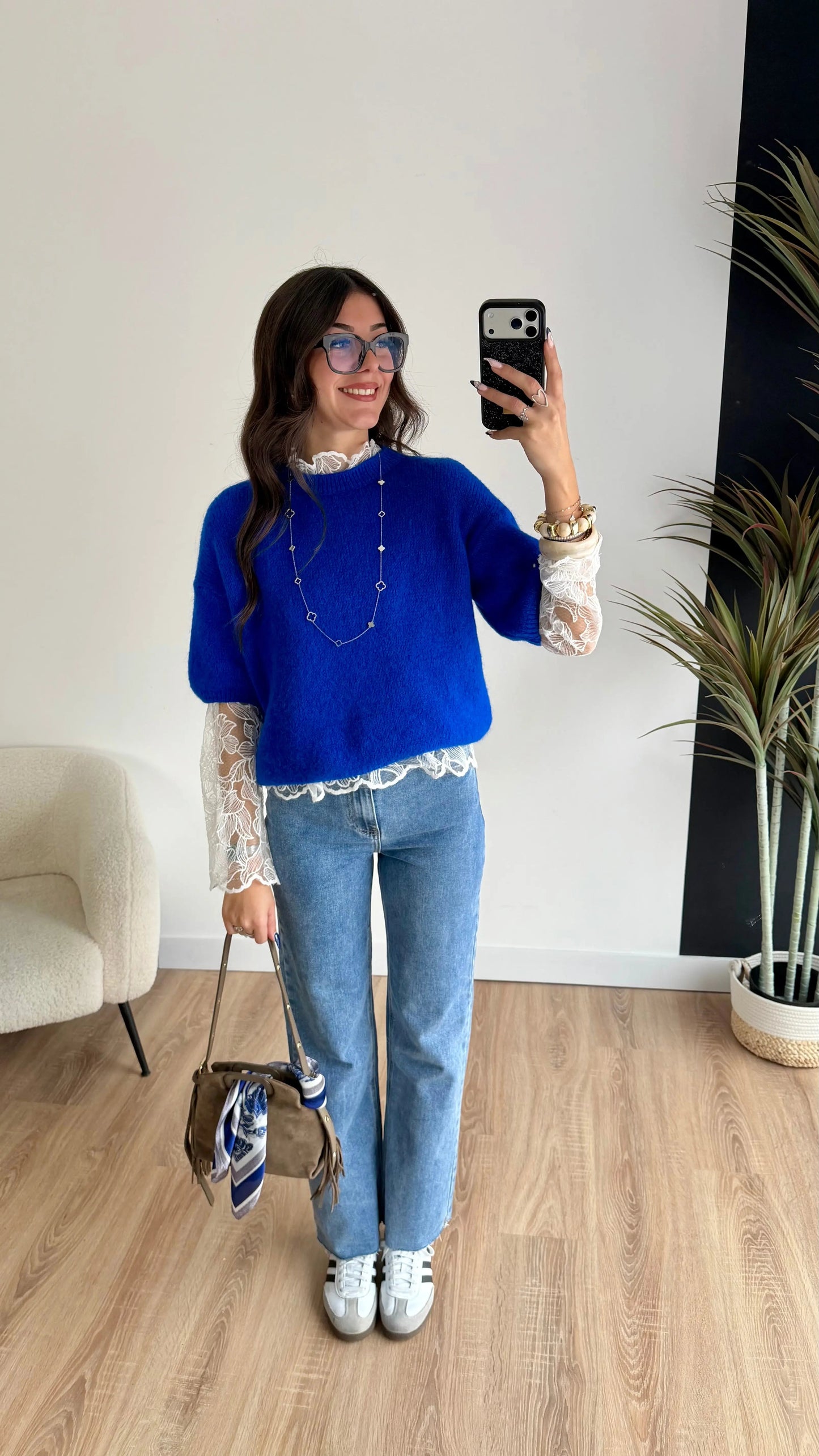 Vaqueros azules Lia