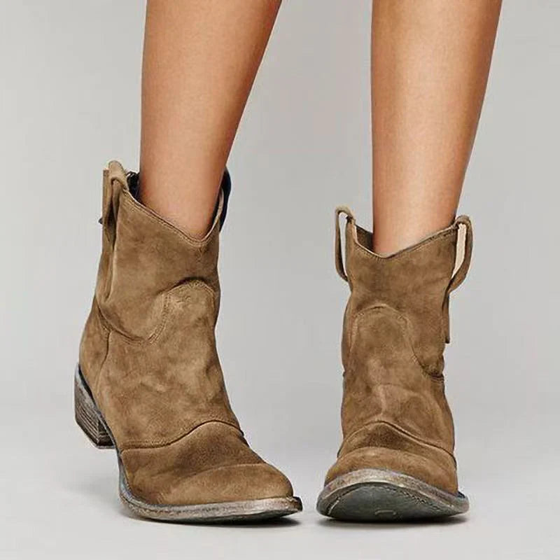 Carlota: botas de ante cresta