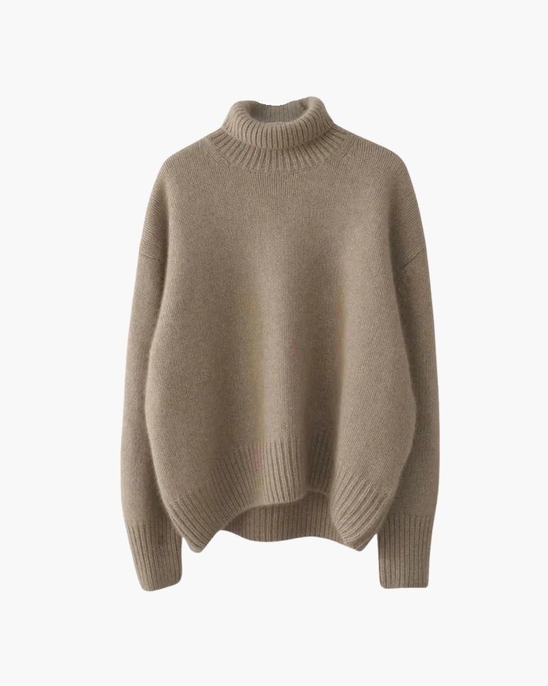 Jersey suave de cuello alto