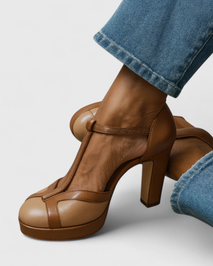 Melania™ — Zapatos de tacón retro: elegancia y sujeción ergonómica