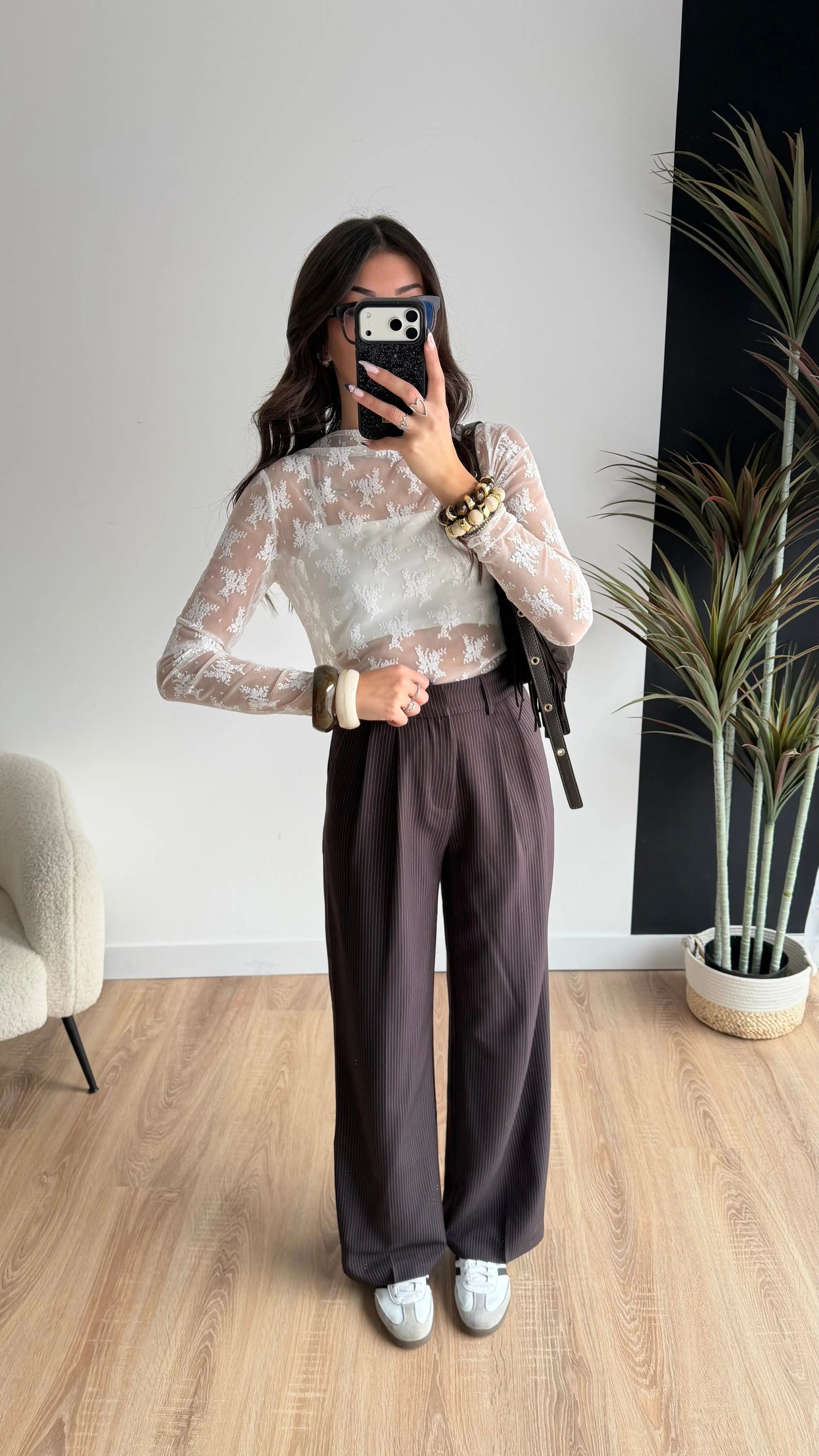 Pantalones chocolate azll