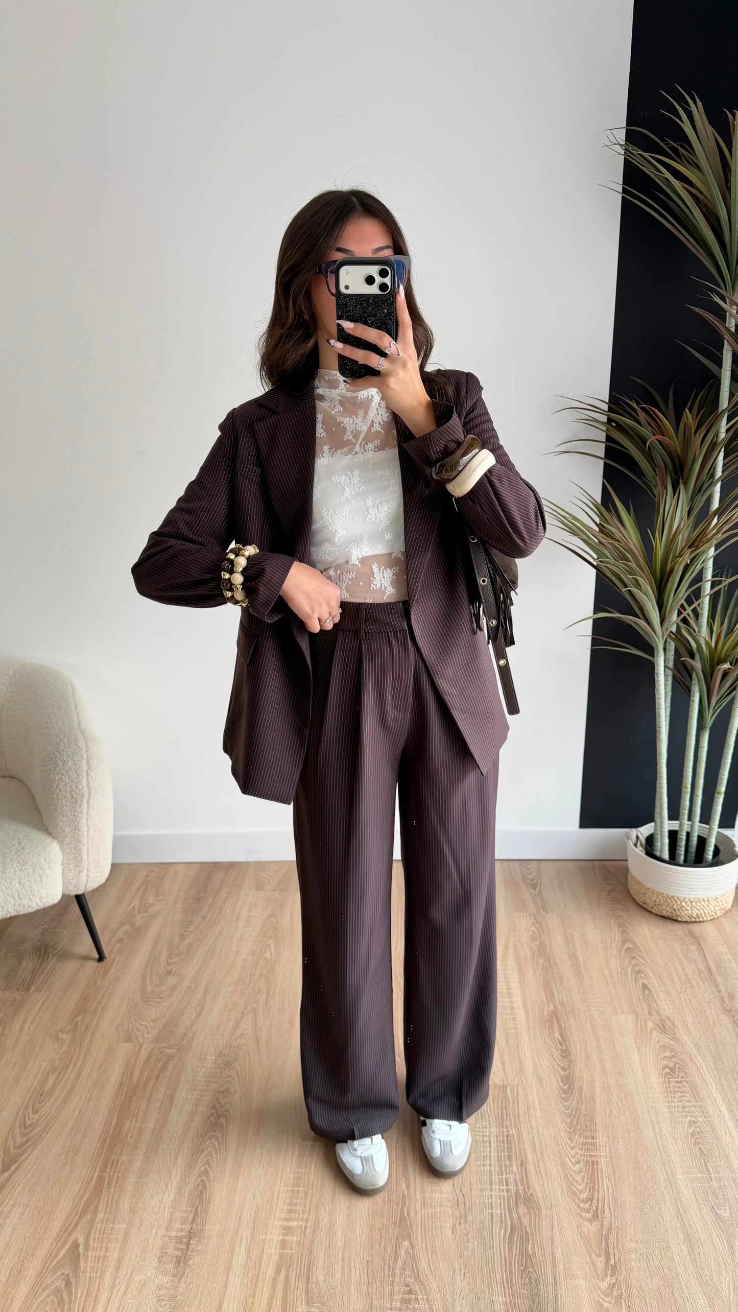 Pantalones chocolate azll