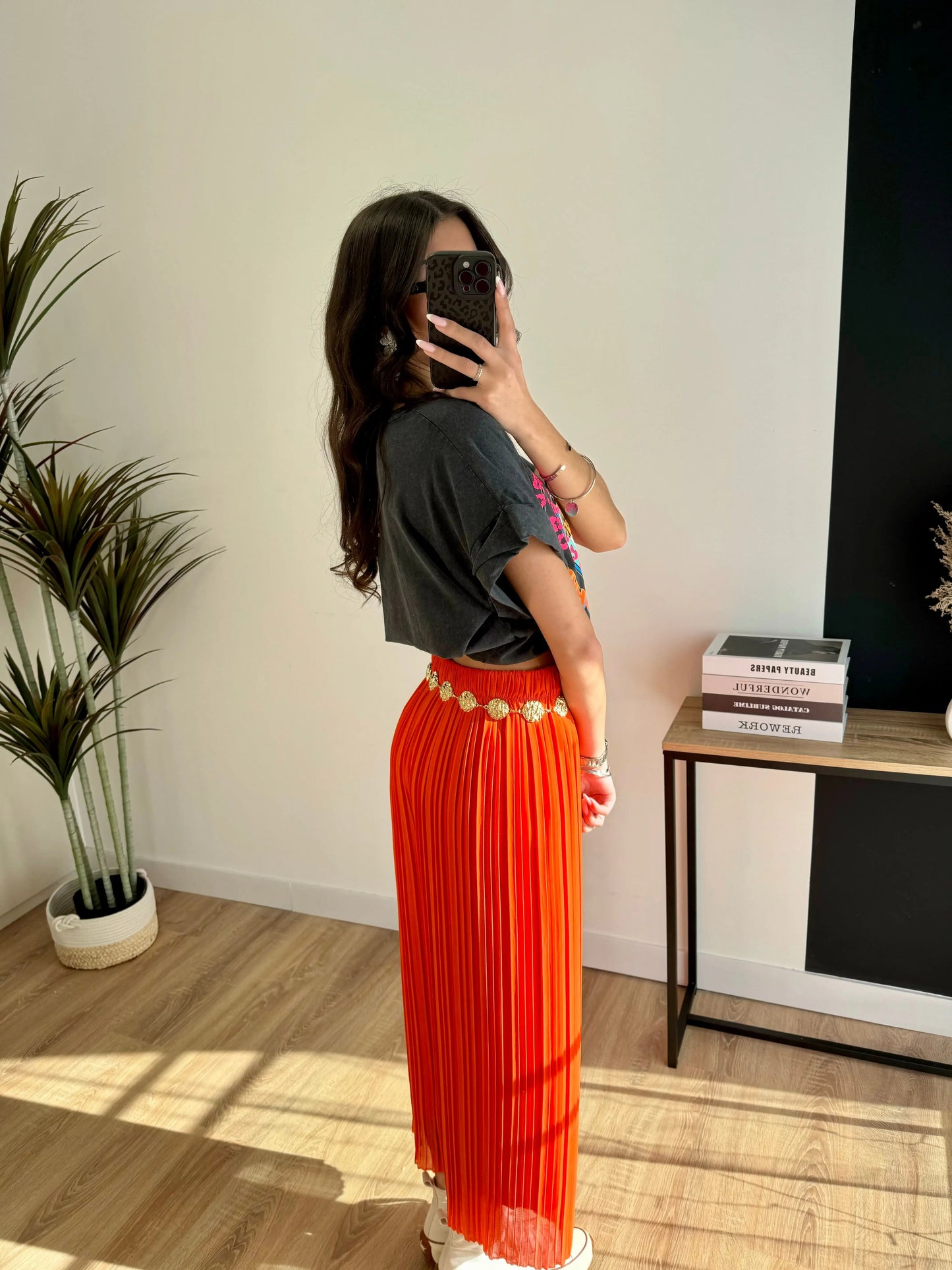 Pantalón plisado Léa