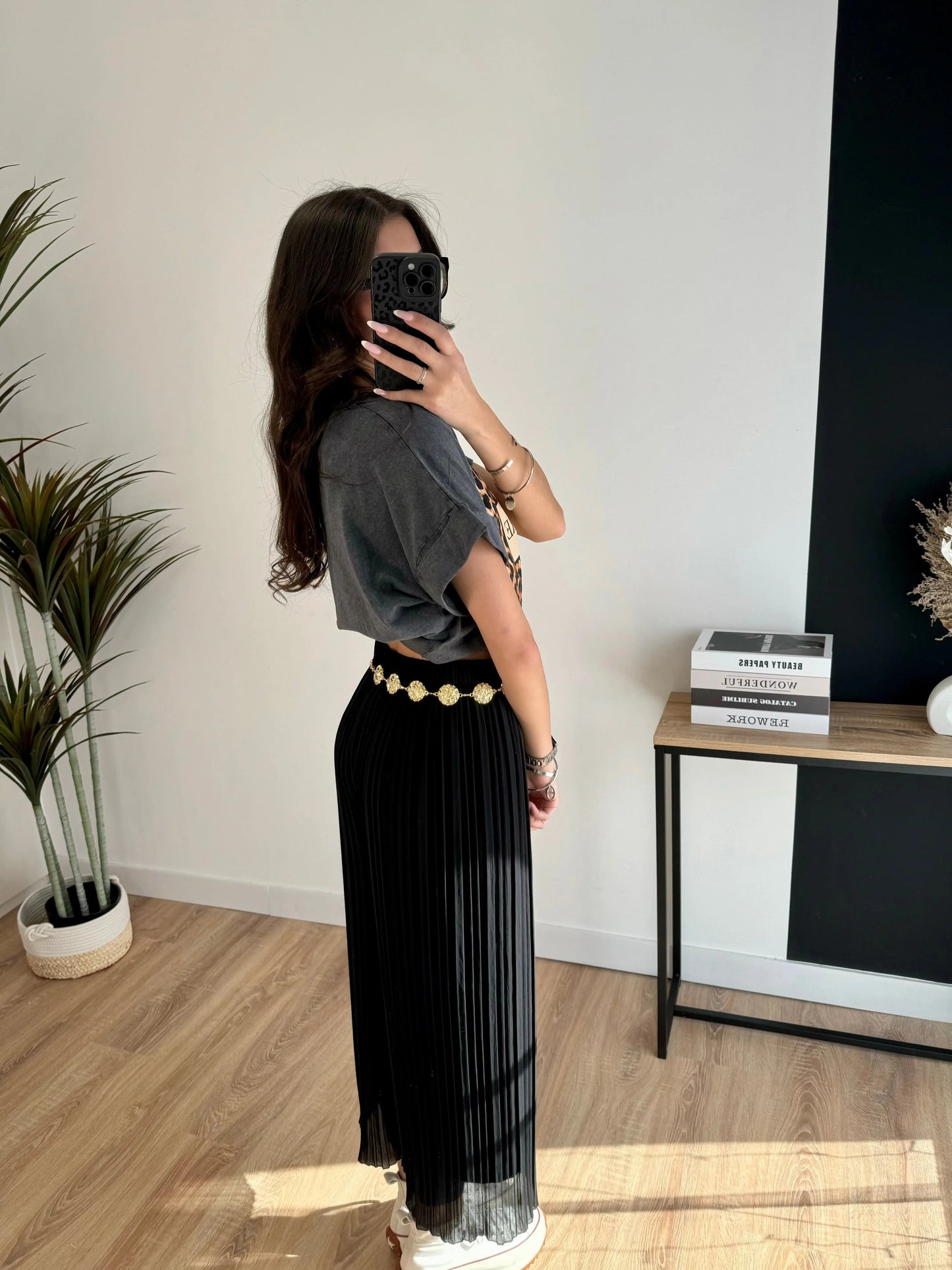 Pantalón plisado Léa