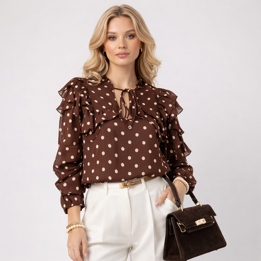 Blusa de lunares