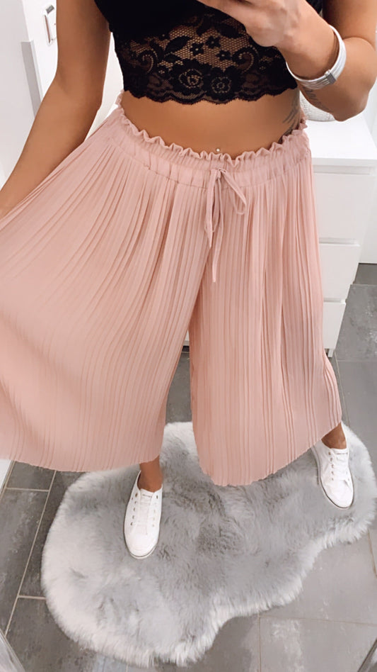 Pantalones plisados / rosa Art. 0514