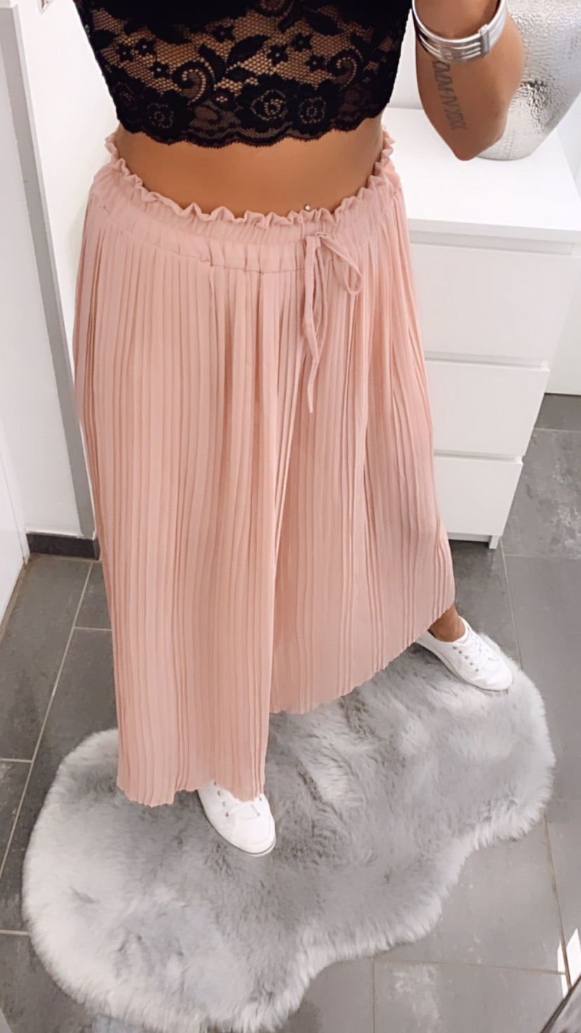 Pantalones plisados / rosa Art. 0514
