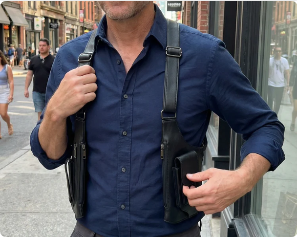 Heritage - Bolso bandolera clásico para hombre